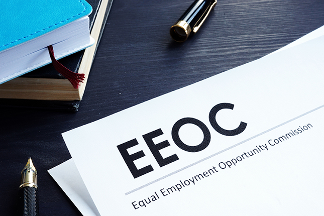 A paper that states the acronym eeoc