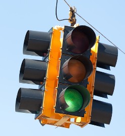 green traffic light