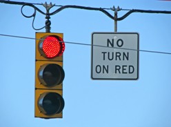 red traffic light