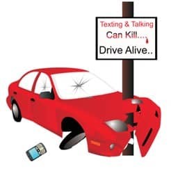 texting while driving