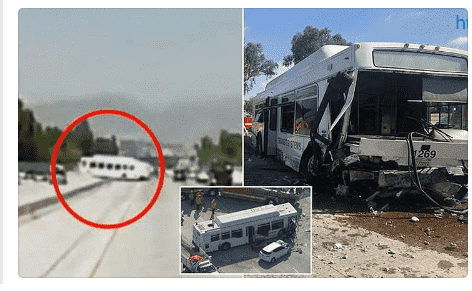 North Hills freeway Bus Accident Injures 40 People