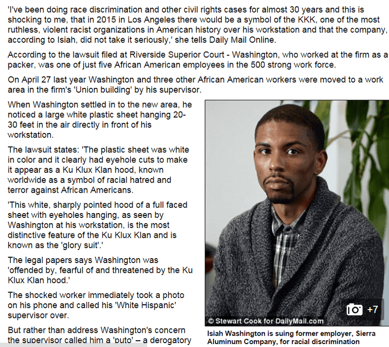 Black Factory Worker Files Racial Discrimination Lawsuit against Employer