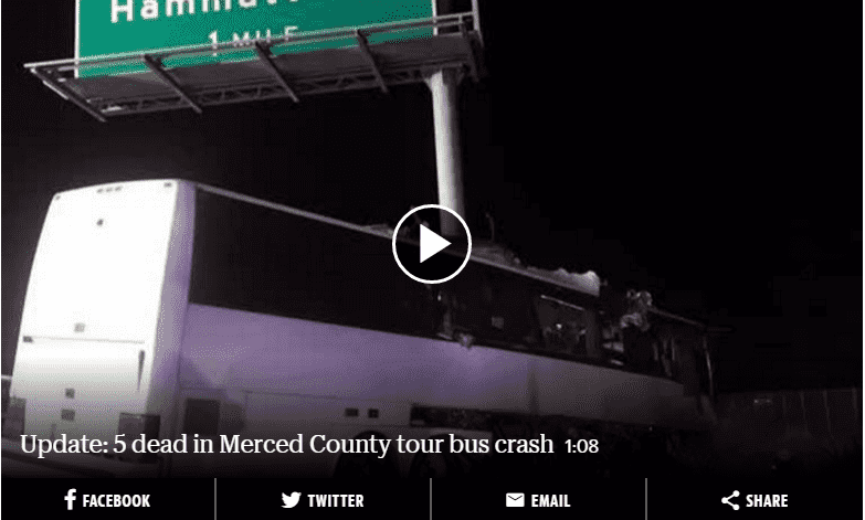 Bus Company Involved in Merced Crash Had Numerous Violations